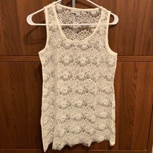 Lace tank top